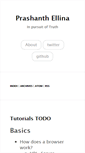 Mobile Screenshot of blog.prashanthellina.com